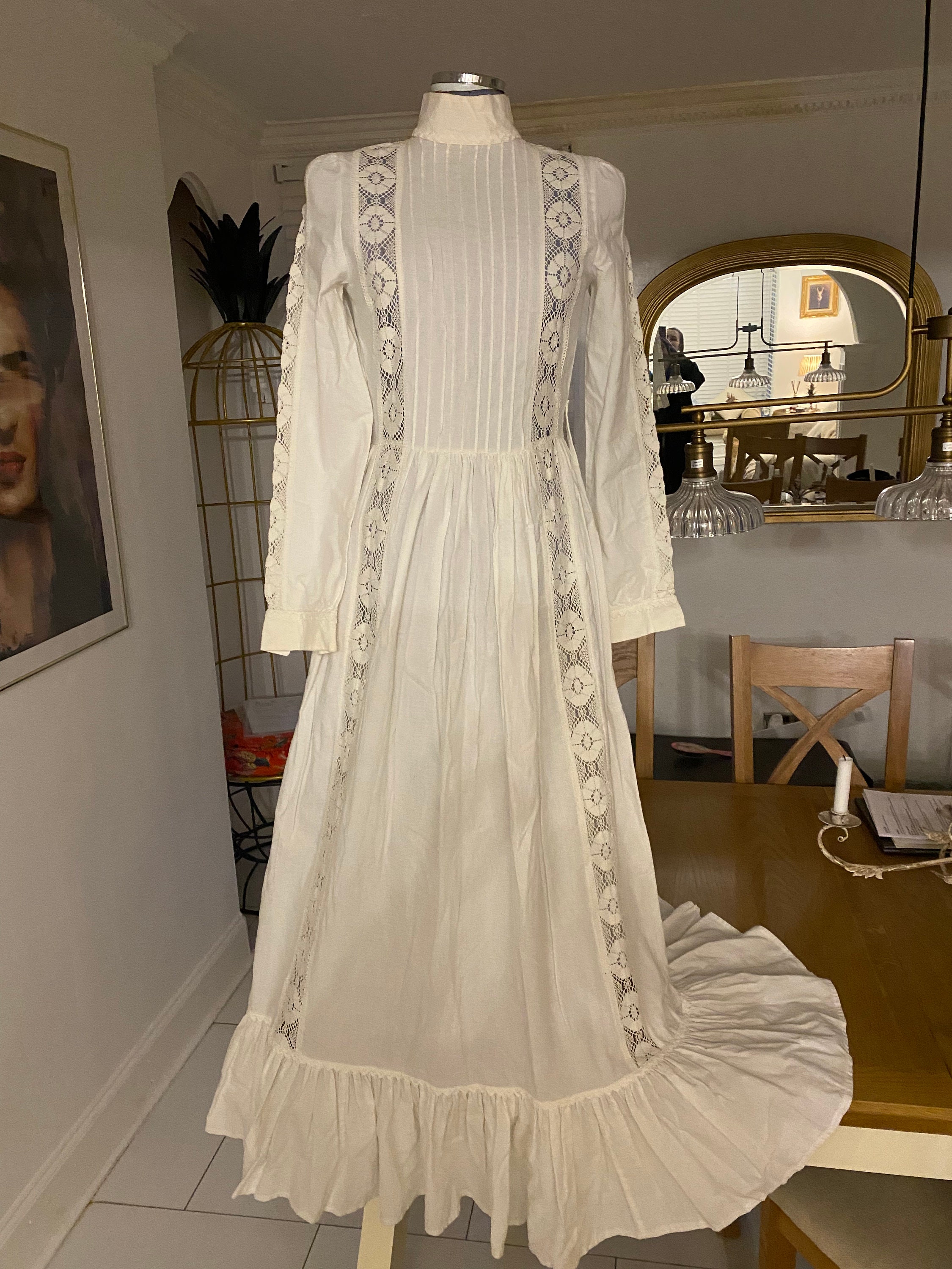 Laura Ashley Wedding Dress Etsy