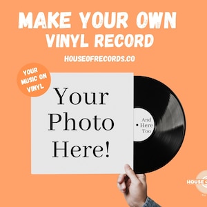 Custom 12&quot; Vinyl Mixtape | Wedding Music Record | Bride & Groom Gift | Custom LP Record | Favorite Songs Gift | LP Record Gift