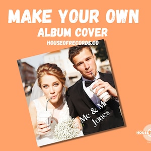Personalized Album Covers ( Without Vinyl ) | Custom Album Cover | Custom Vinyl Sleeve | Custom Vinyl Cover | Anniversary Album Cover
