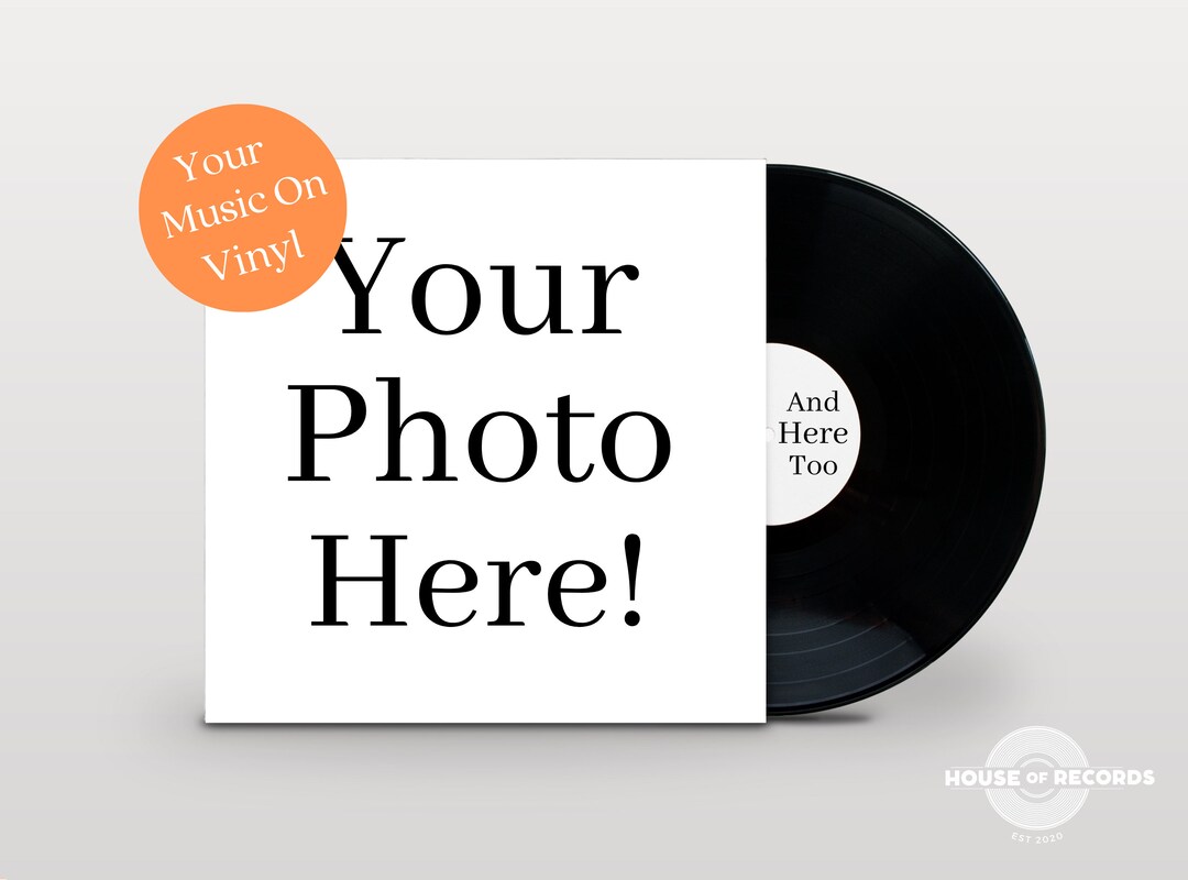 Custom Vinyl Mixtape 12 LP Record Your Own Vinyl Record With Photo and