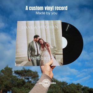 Custom Vinyl Mixtape | 12&#39;&#39; Vinyl Record | Wedding Music Playlist | Anniversary Gift | Custom LP Record | Favorite Songs Gift
