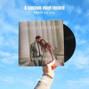 Custom Music on Vinyl | 12&#39;&#39; Record Mixtape | Wedding Songs Record | Wedding Gift | Custom Record Gift | Anniversary Playlist