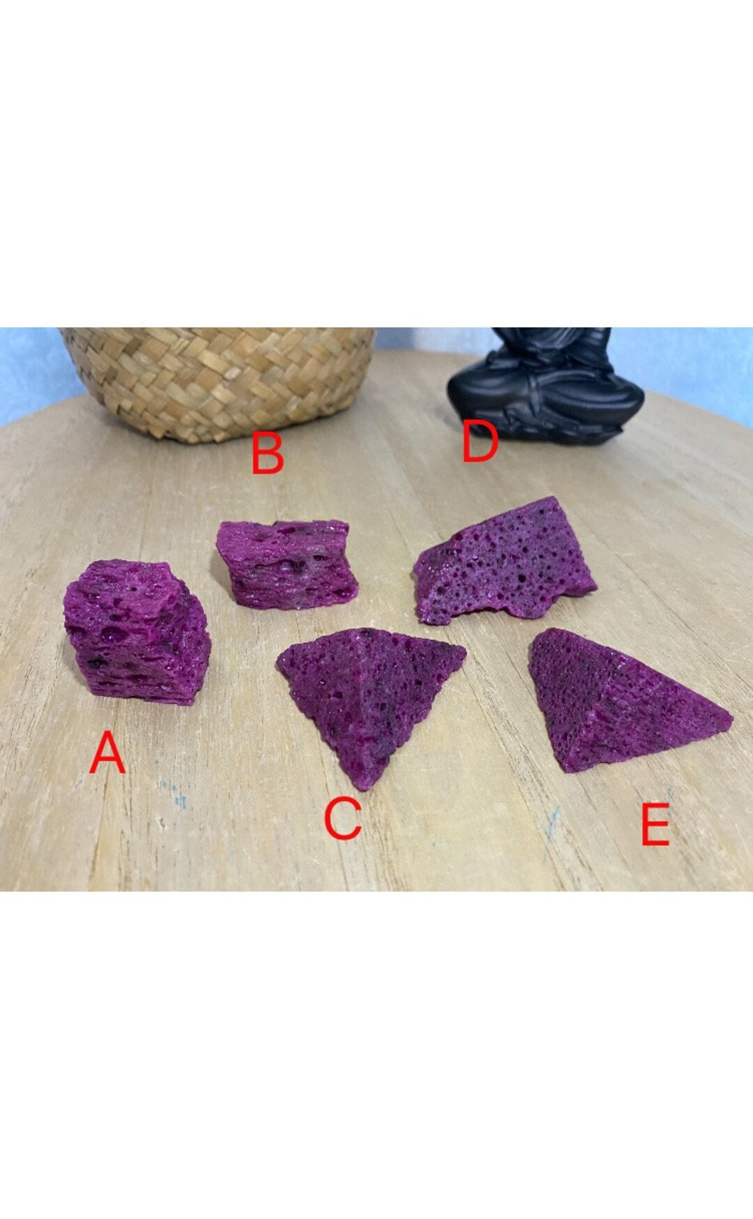 Rare Ruby Crystal Free Forms Etsy