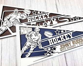 Fanion FISG Fédération Italienne De Hockey Sur Glace – Banderine Sport