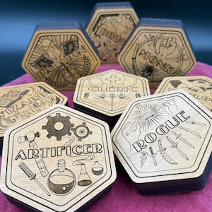 Wood Dice Vault for DND | DND Dice Vault