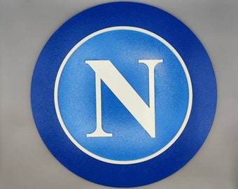 Napoli wooden logo, Napoli 3D logo, Napoli shield, Napoli crest, Napoli team, Serie A