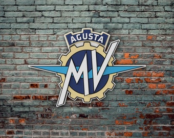 Logo in legno MV Agusta, Decorazione da Parete MV Agusta, Regalo MV Agusta, Regalo Moto