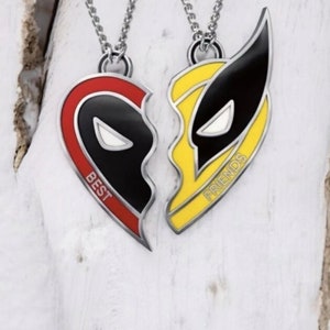 デッドプール&ウルヴァリン ネックレス ベストフレンド 非売品 MARVEL Deadpool & Wolverine WW3 Best Friends Friendship Necklace
