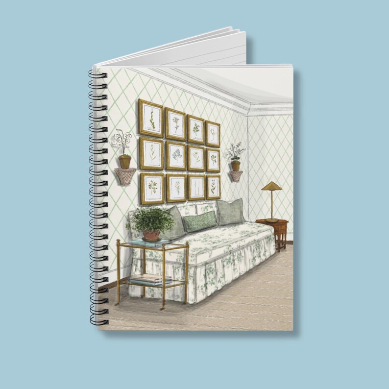 Garden Room Spiral Notebook - Ruled Line - Etsy