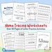 Personalized Name Tracing Bundle Handwriting Practice Worksheets Sheet ...