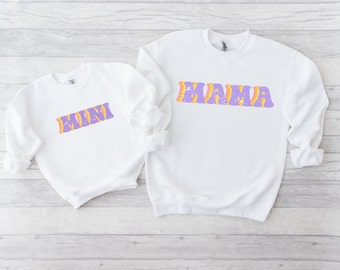 Mama and Mini matching Crew neck Sweatshirts