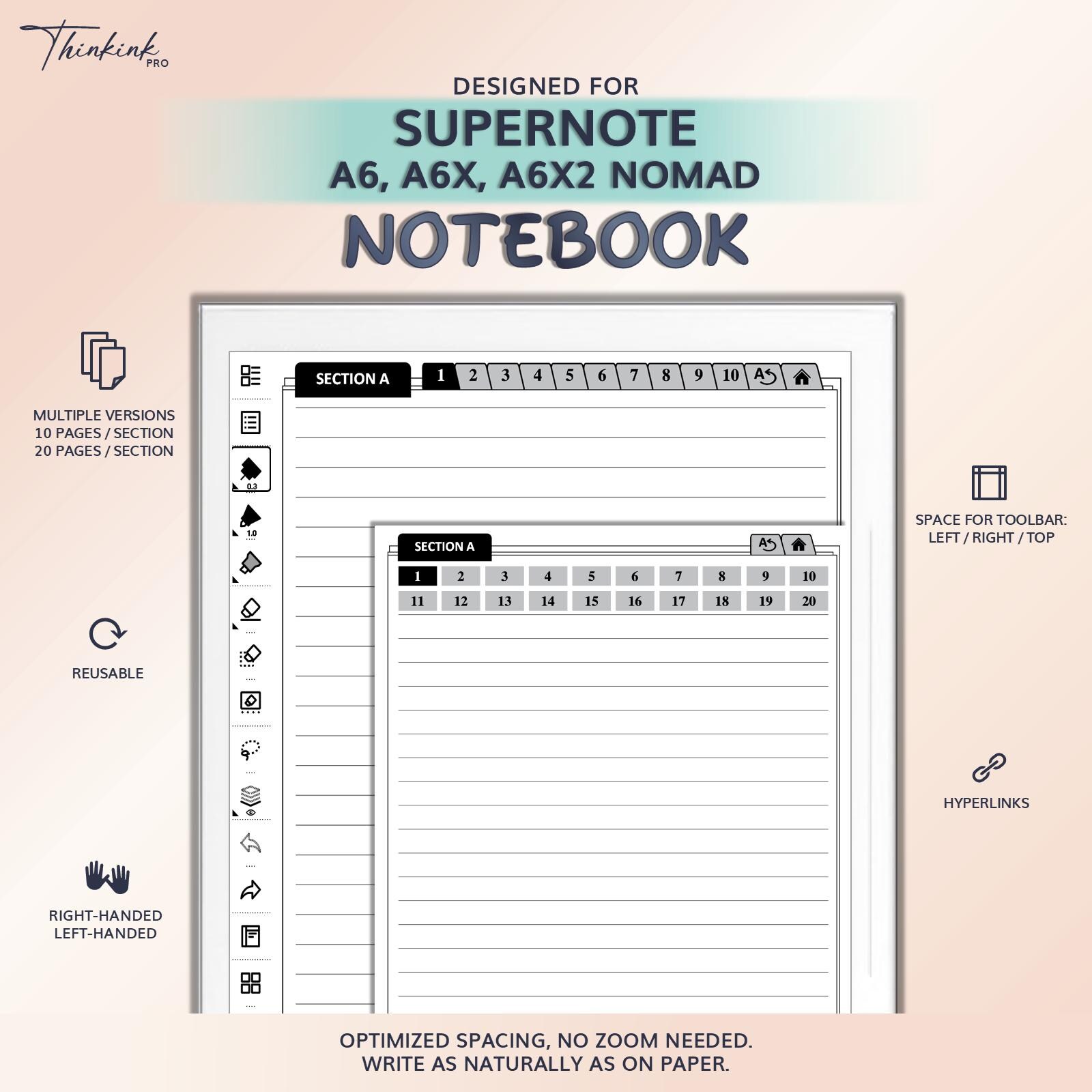 Supernote a6x2 - Etsy 日本