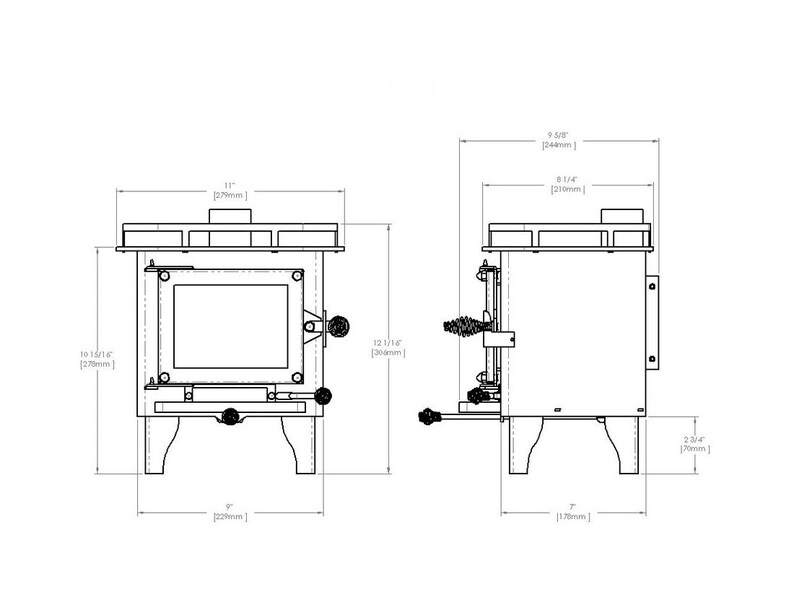 Mini Wood Stove Wood Burning Stove Duty Mini Stove Camping Etsy
