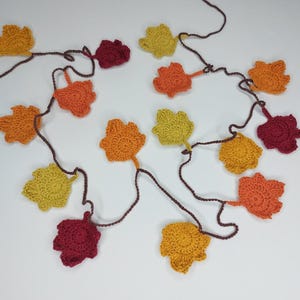 Sycamore Leaf Bunting - Autumn Decorations - Reusable Party Decorations - Halloween Trimming - Autumn Leaf Banner