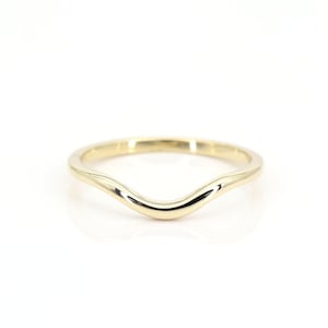 Curved Wedding Band - Etsy