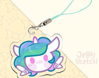 Charm para teléfono MLP / Princesa Celestia / Charm acrílico de doble cara