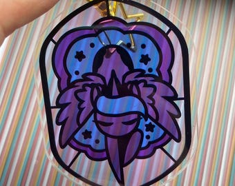 Llavero MLP / Vitral Princesa Luna / Llavero acrílico semitransparente de doble cara