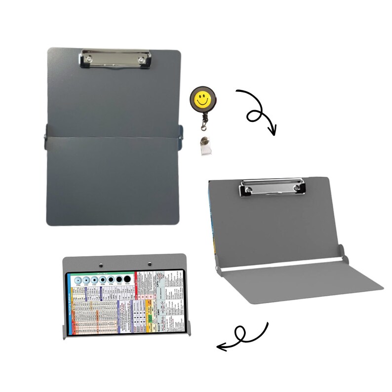 Nurse Clipboard Nursing Foldable Clipboard Nursing School Folding Clip