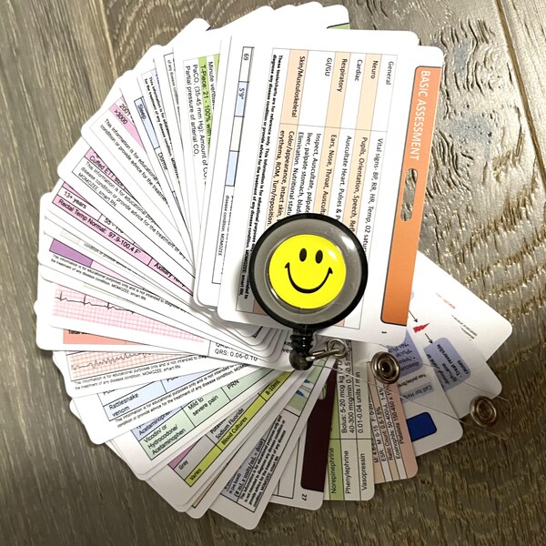 Nursing Id Badge Card Etsy