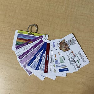 CNA/MA/PCT/Tech Reference Badge 8 Cards: Medical Assistant/Nursing Gift