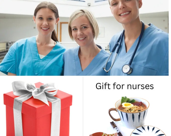 nurse gift for nurses week, personal Ramen bowl Set, Gift for nursing student graduation, Noodle Bowl and chopsticks for college students RN