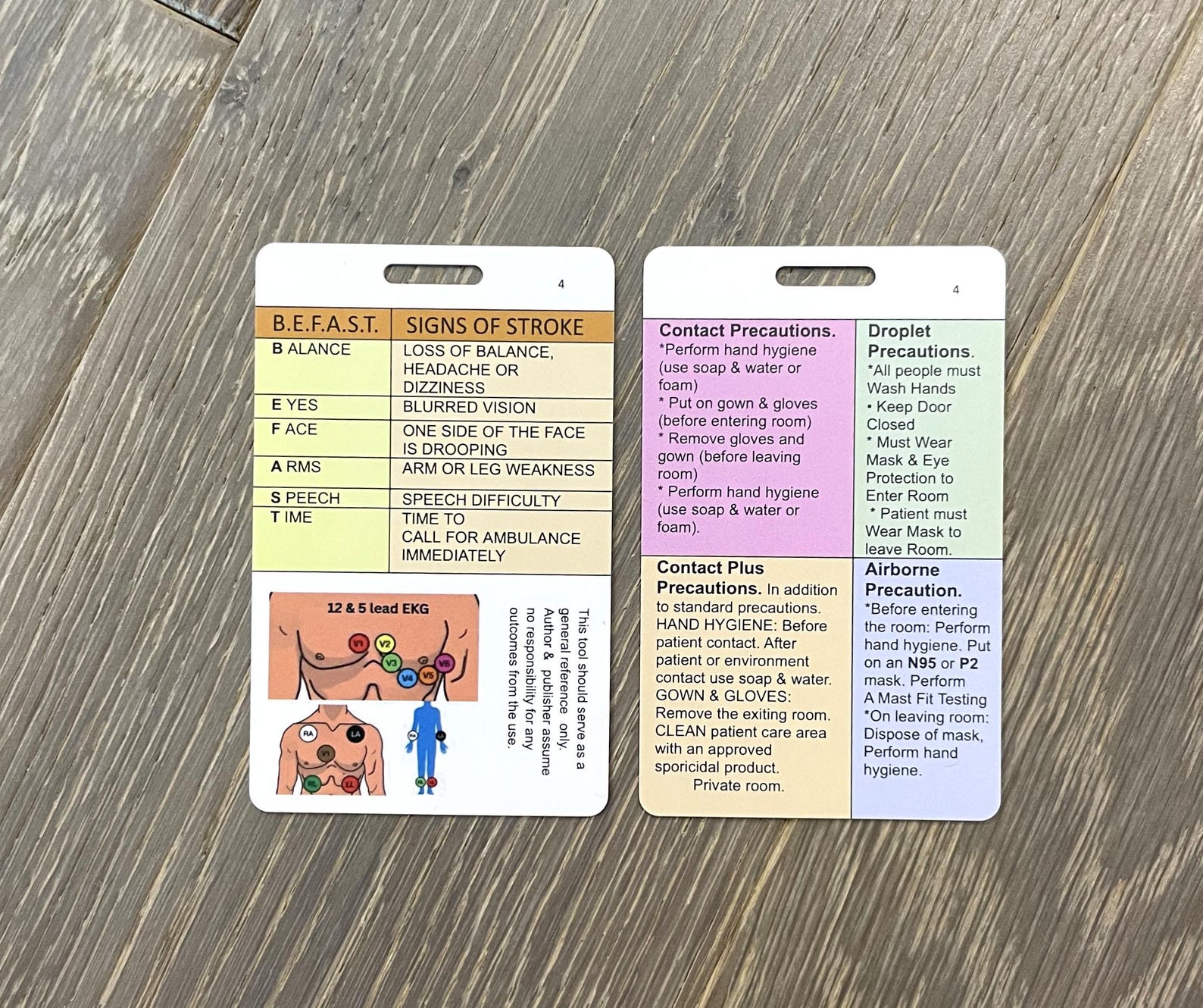 EMT Reference Badge Card Set: First Responder Cheat Sheet - Etsy