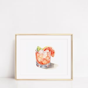 グレープフルーツ パロマ 水彩画 グレープフルーツ パロマ ウォールアート 水彩画 ドリンクプリントセット グレープフルーツ パロマ アート 水彩画 バート カート ペインティング
