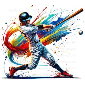 Baseball Player Png, Sublimation Design, Baseball Png, Athlete Png, Sport Png, T-Shirt Design, Digital Download, Png Designs, DTF Png