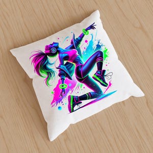 Tänzerin Png, Sublimationsdesign, Tänzerin Clip Art, Hausmusik Png, EDM Png, Hip Hop Png, T-Shirt-Design, digitaler Download Png, DTF Png Bild 9