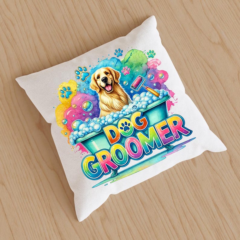 Dog Groomer PNG, Sublimation Design, Dog Lover Png, Pet Groomer Png, T-Shirt Design, Png Designs Trendy, Digital Download, DTF Png image 9