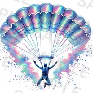 絵画+タペストリー Sky Diving Skydiving Painting - Etsy