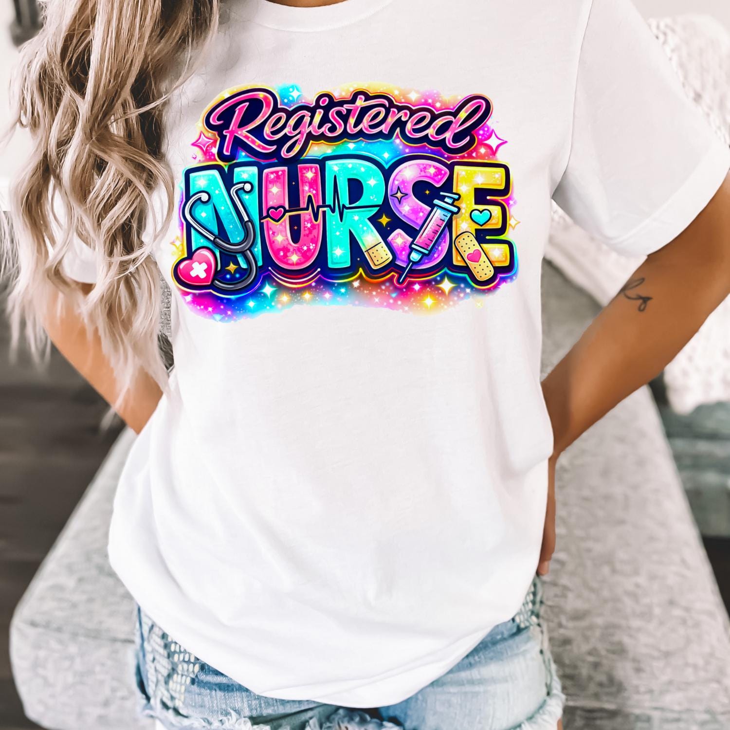 Registered Nurse PNG, Sublimation Design, RN Png Designs, Nurse Life ...