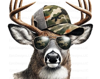 Camo Hat Buck PNG, Sublimation Design, Bow Hunting Png, Deer Antlers Png, Hunting Png, Hunting Season, Deer Mug Png, Deer Hunting Designs
