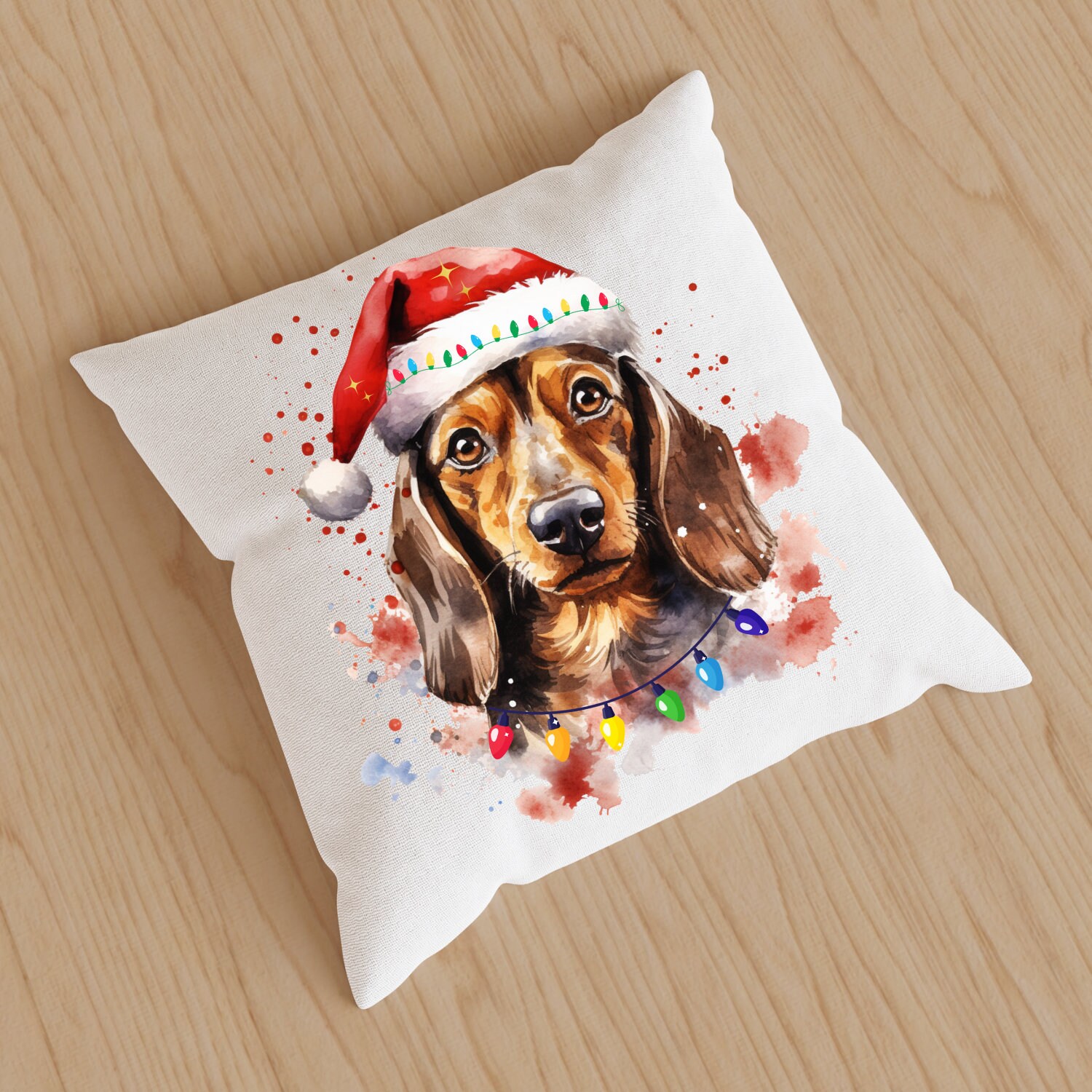 Christmas Dachshund Dog PNG, Wiener Dog Christmas Clipart PNG ...