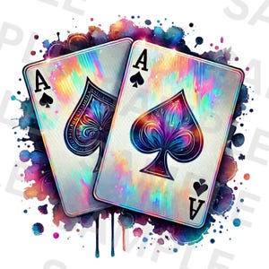 Poker Png, Sublimation Design, Ace of Spades Png, Texas Hold Em Png, Poker Player Png, T-Shirt Design, Digital Download, Png Designs