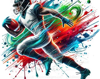 Jugador de fútbol (Png), Diseño de sublimación, Fútbol (Png), Atleta (Png), Deporte (Png), Diseño de camiseta, Descarga digital, Diseños (Png), DTF (Png)