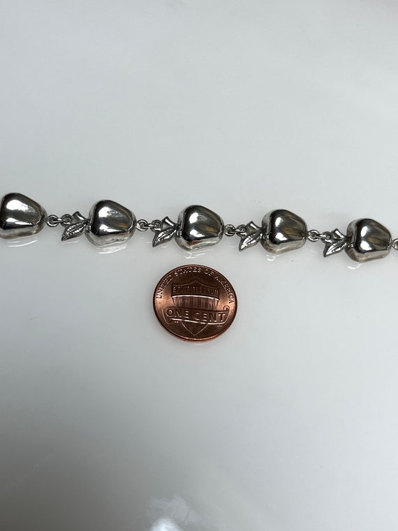 APPLE Continuous Pattern Silver Bracelet Unique C… - image 7