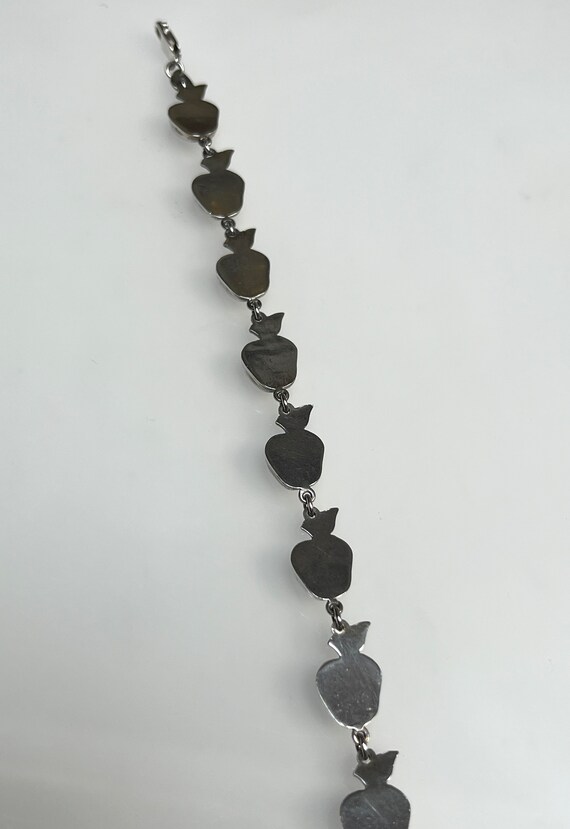APPLE Continuous Pattern Silver Bracelet Unique C… - image 4