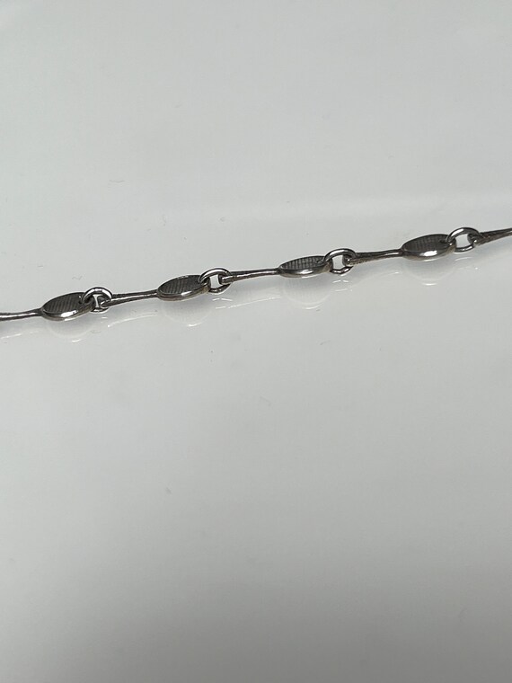 Tennis Bracelet Rackets Continuous Pattern Sterli… - image 4