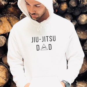 Jiu-Jitsu Dad Hoodie, Mens Jiu Jitsu, Jiu-Jitsu Gift, Jiu-Jitsu Sweatshirt, Gift for Dad, Jiu-Jitsu Gifts, JiuJitsu Dad Sweater, BJJ Gifts