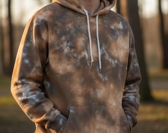 2XL Unisex Tie-Dye Hoodie| Cozy Cotton Fleece Hoodie | Unique Streetwear