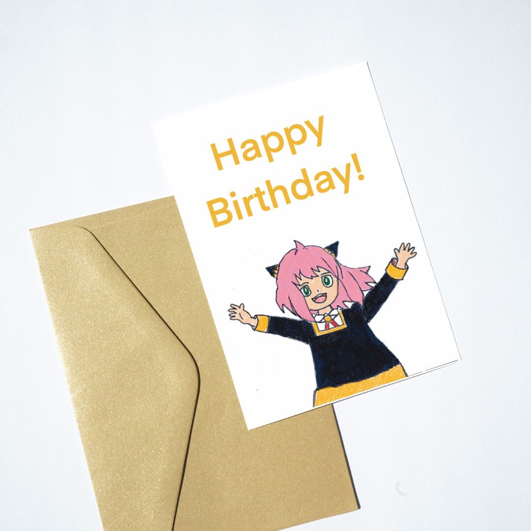 Is this a birthday card meme anime Greeting Card  The New Aesthetic Store