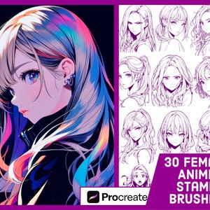 Anime Girl Stamp -  Australia