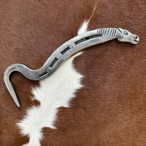 Horse Head Hoof Pick / Horseshoe Hoof Pick / Horse Hoof Pick / Hand Forged Hoof Pick