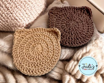 Handmade Crochet Teddy Bear Coasters | Home Decor | Kawaii | Coaster Set