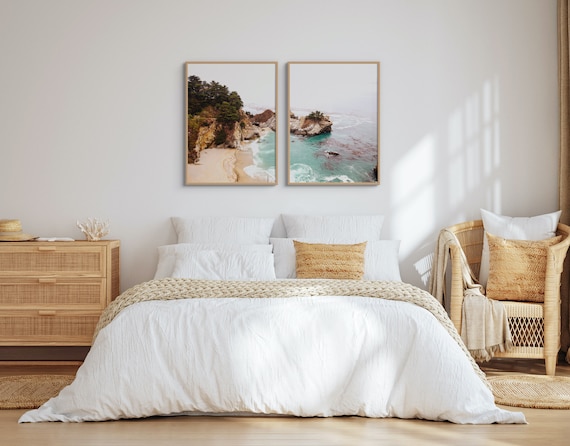 Big Sur Coastal Photography Print Set: California Beach Cove (Digital Download)
