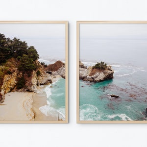 Big Sur Coastal Photography Print Set: California Beach Cove (Digital Download) image 2