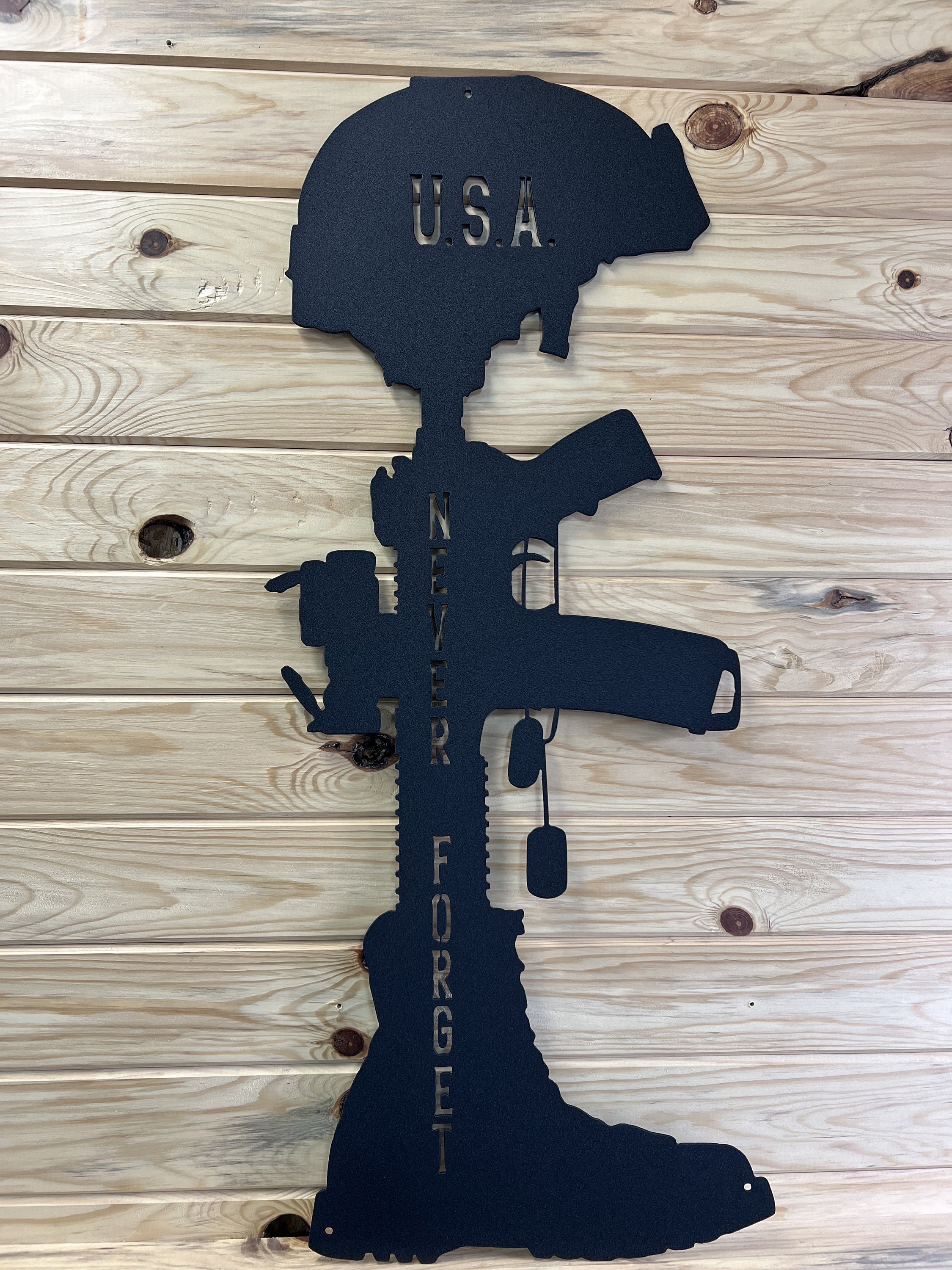 USA Never Forget Soldier Boot - Etsy
