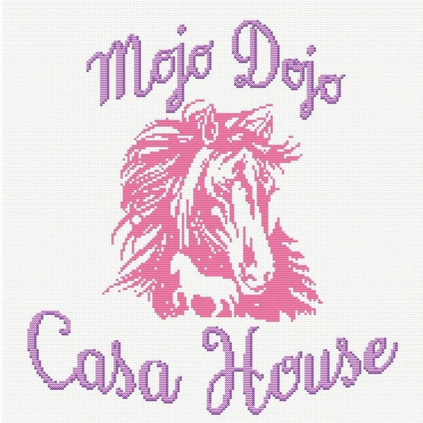 Mojo Dojo Casa House cross stitch pattern