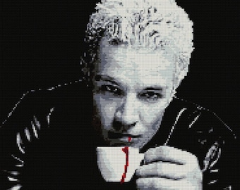 Spike cross stitch pattern 3